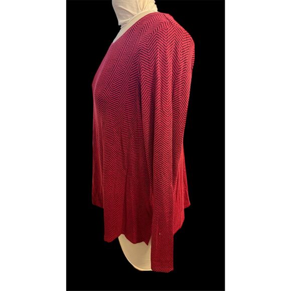 J. Jill Perfect Pima Cotton Crew Neck Long Sleeve Tee Large Petite - Picture 10 of 13